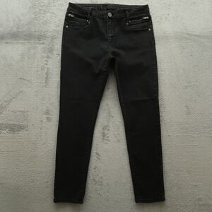 KUT from the Kloth Jeans Women's Size 12 Black Mid-Rise Skinny Denim 27" Inseam